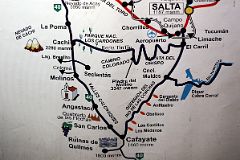 01 Map Showing The Road Through Quebrada de Cafayate From Salta Argentina.jpg